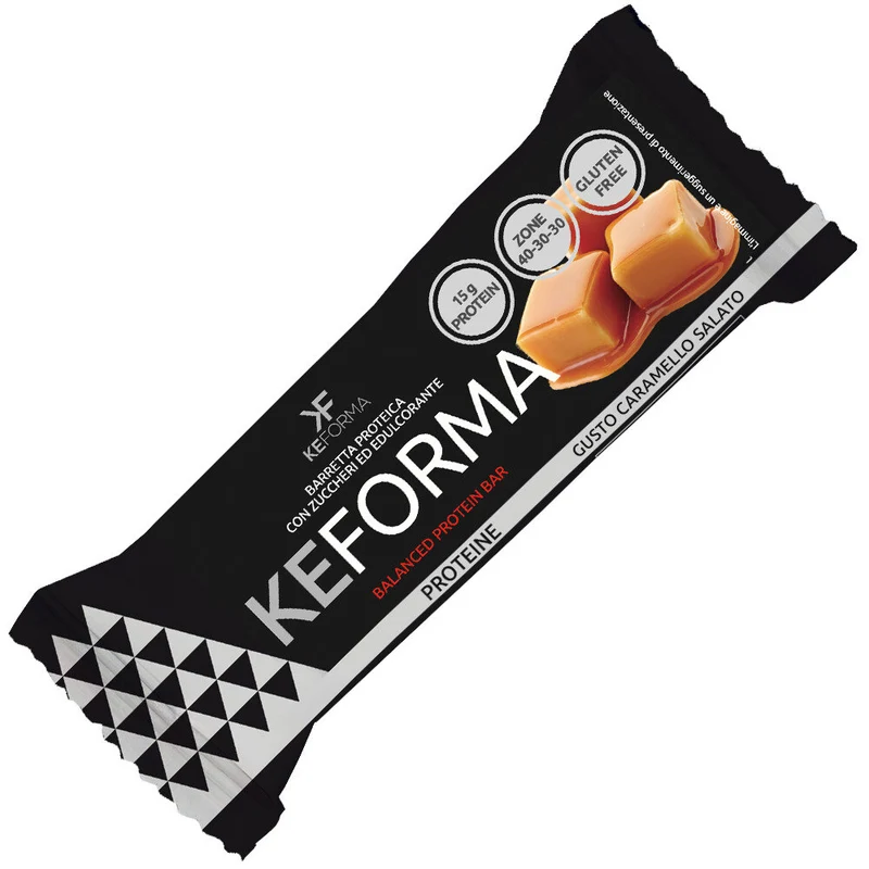Keforma Balanced Bar Barretta Proteica Gusto Caramello Salato 50g