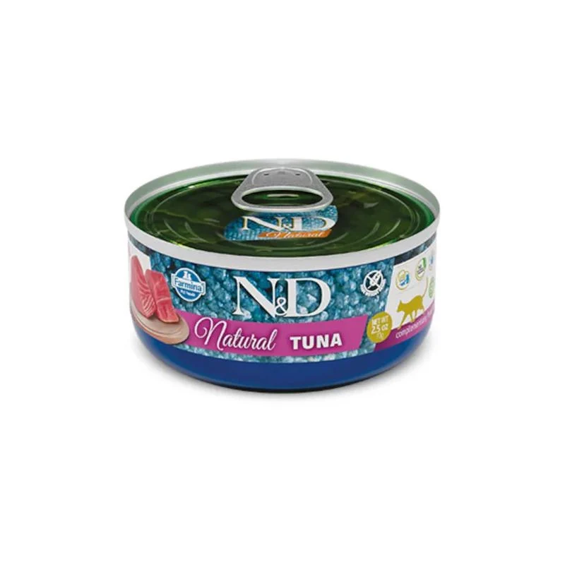 Farmina N&D Natural Tuna Cibo Umido Gatti Adulti Lattina 140g