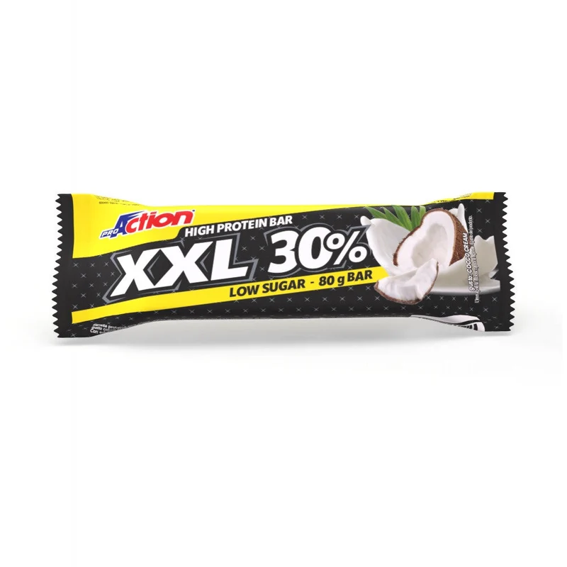 ProAction XXL Protein Bar Barretta Proteica Gusto Cocco Cream 80g