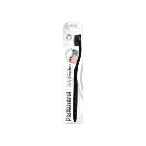 PLAKKONTROL PERFETTO CARBON SPAZZOLINO MANUALE BLISTER 1 PEZZO
