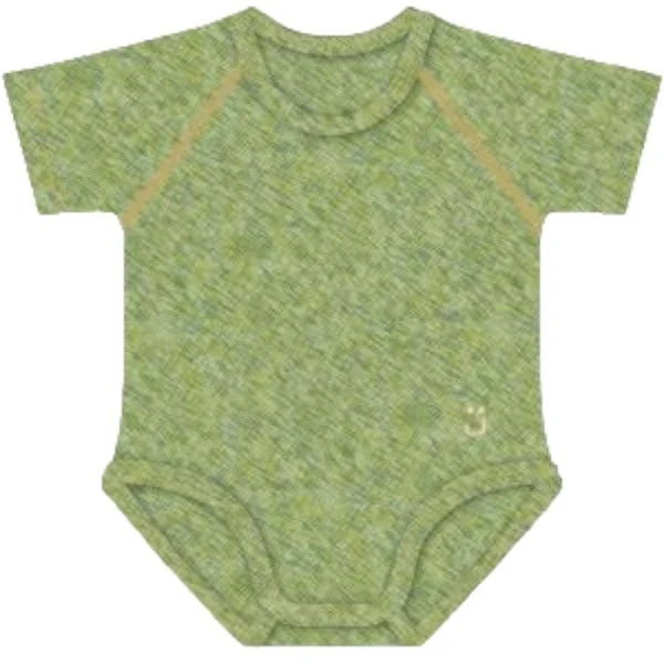 J Bimbi Body 0-36M Caldo Cotone Melange Verde