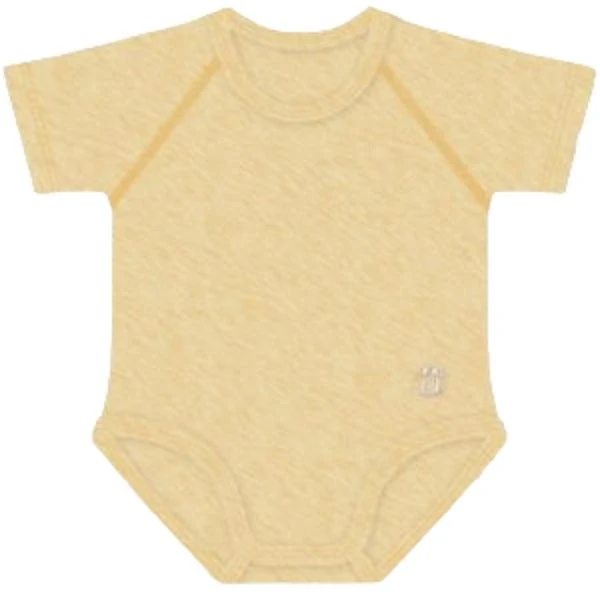J Bimbi Body 0-36M Caldo Cotone Melange Giallo