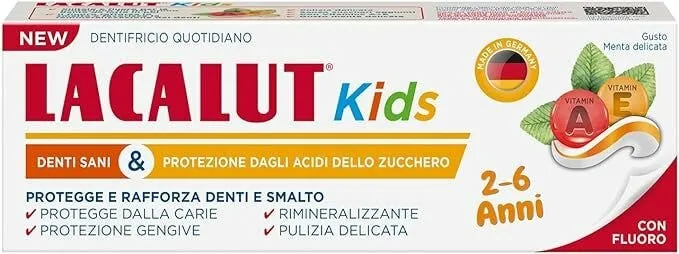 Lacalut Kids Dentifricio 2-6 Anni Con Fluoro 55ml