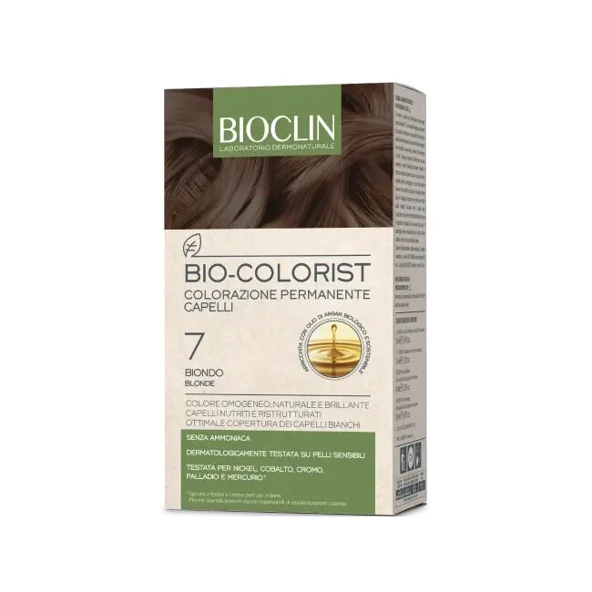 Bioclin Bio-Colorist colorazione permanente capelli 7 Biondo