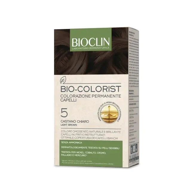 Bioclin Bio-Colorist colorazione permanente capelli 5 Castano Chiaro