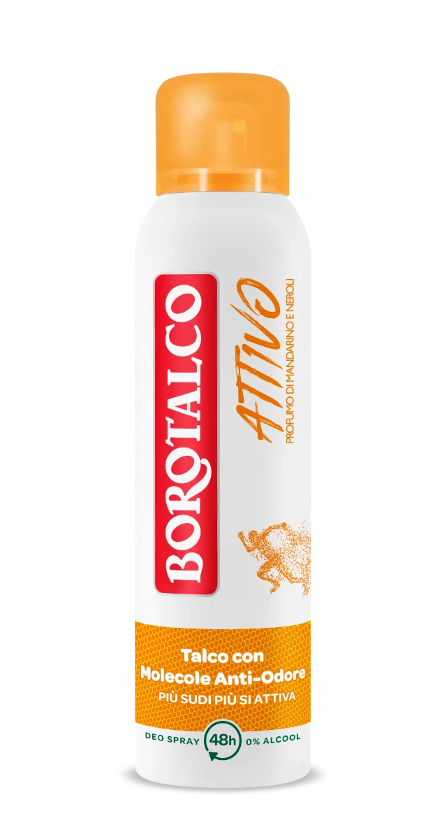 Borotalco Deodorante Spray Attivo Arancione 150ml