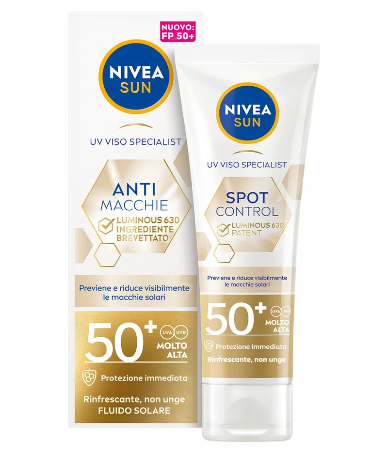 Nivea Sun Crema Viso Solare Anti-macchie Luminous630 Fp50+ 40ml