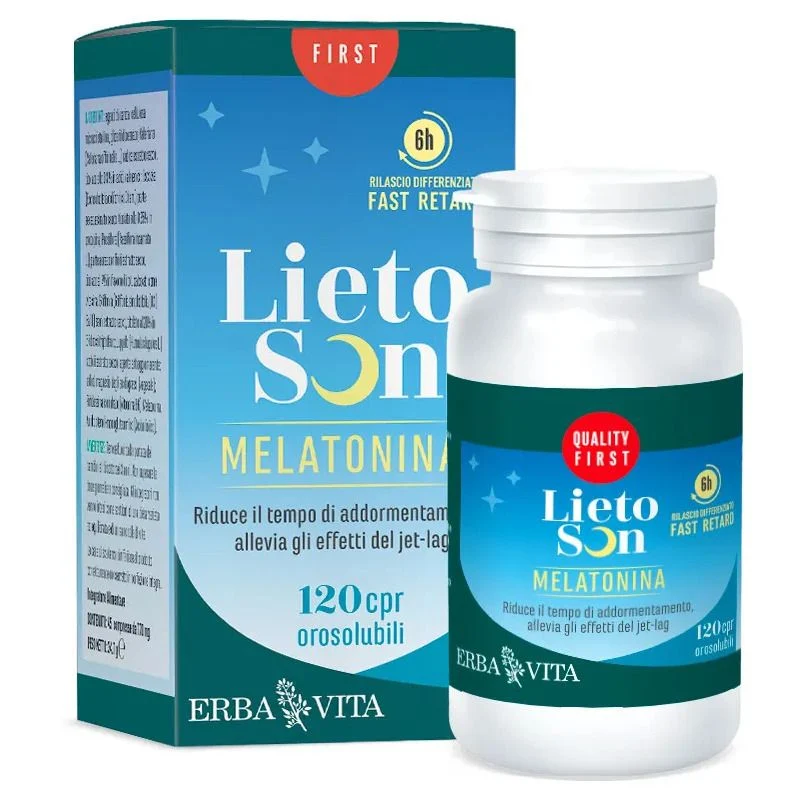 Erba Vita Lietoson Melatonina 120 compresse