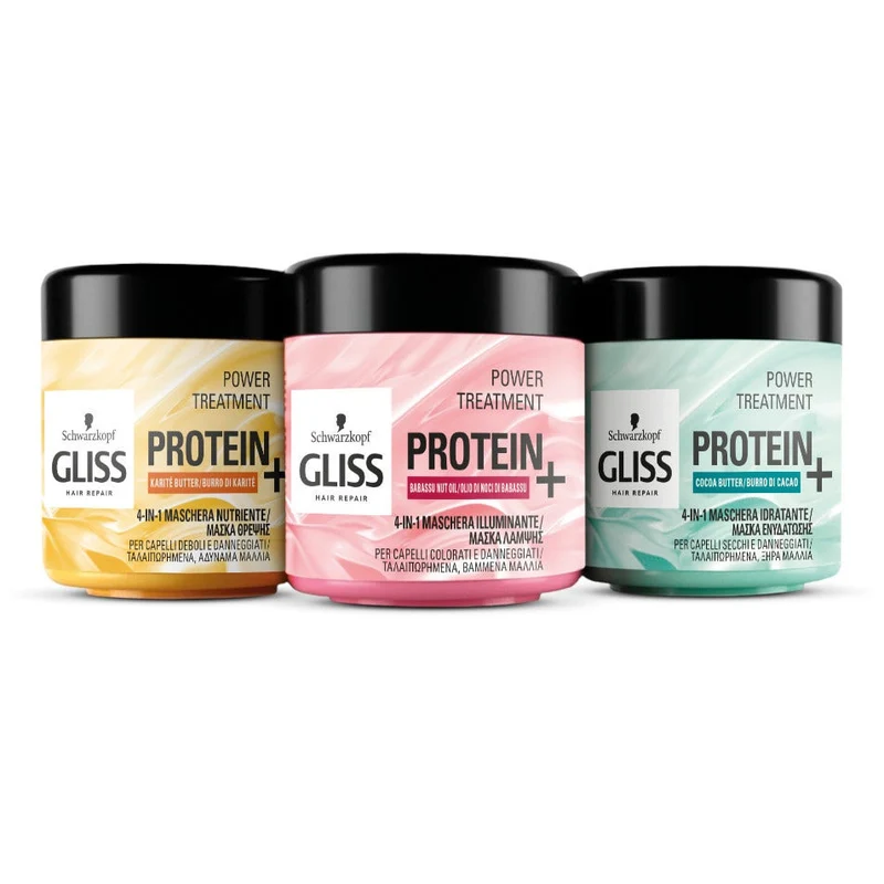 Schwarzkopf Gliss Trattamento 4In1 Protein+ Maschera Nutriente 200ml