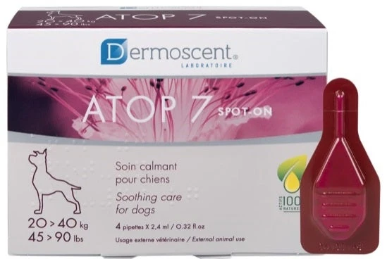 Atop 7 Spot-On Cani 20-40Kg 4 Pipette Da 2,4ml