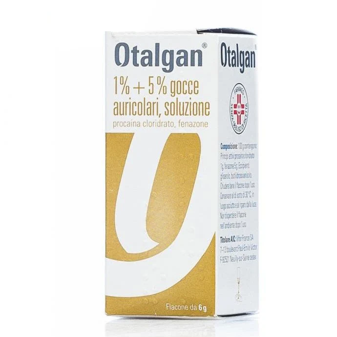 Otalgan 1% + 5% gocce auricolari soluzione 6g