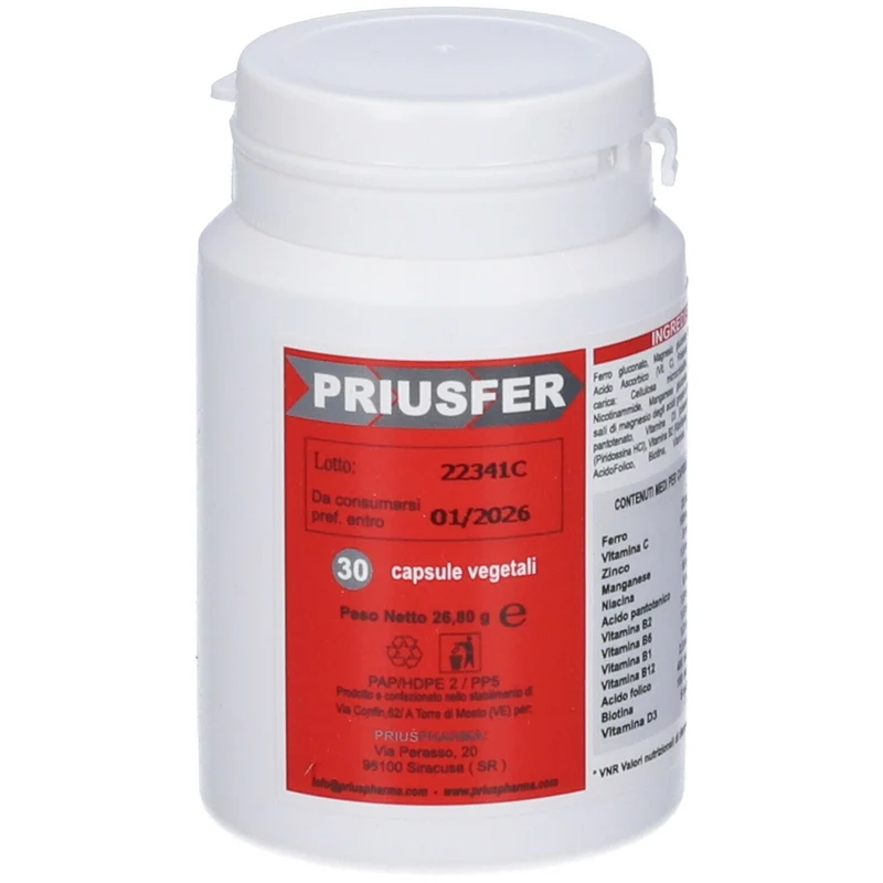 Priusfer 30 Capsule