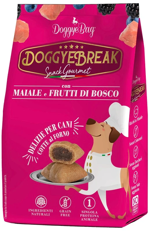 Doggye Bag Doggyebreak Maiale e Frutti di Bosco 180 g