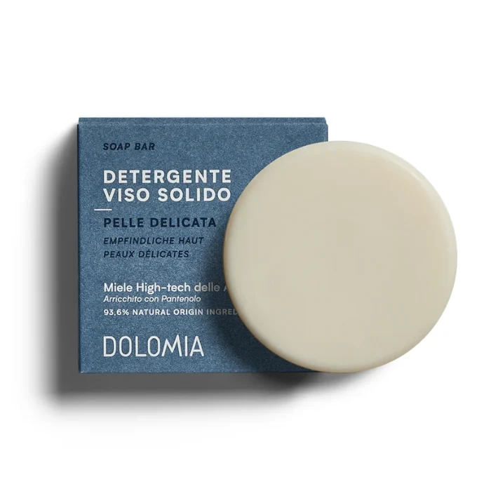 Dolomia Detergente Viso Solido Per Pelle Delicata Phyto Defence+ 60g