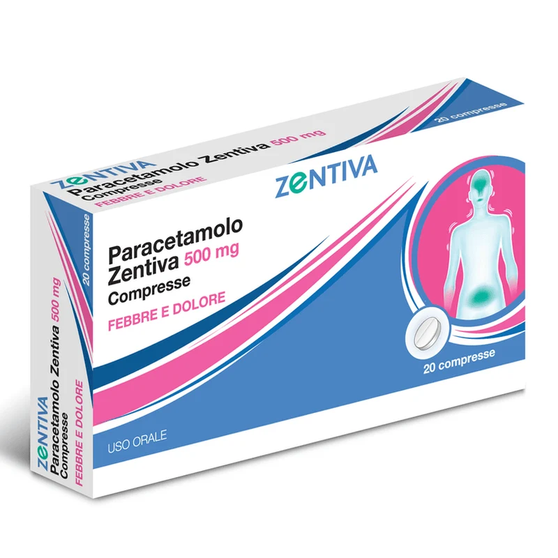 Paracetamolo Zentiva 500mg 20 compresse