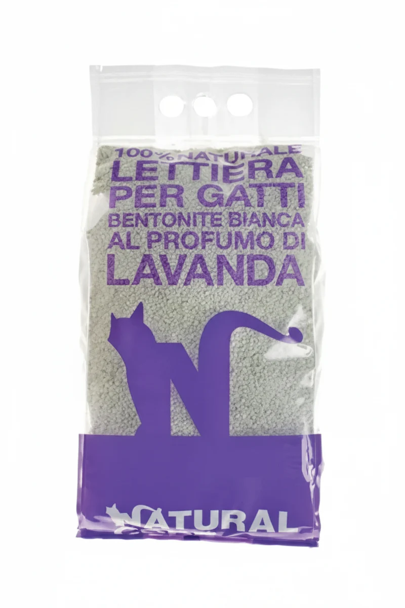 Natural Code Lettiera Bentonite Agglomerante Lavanda 5 L