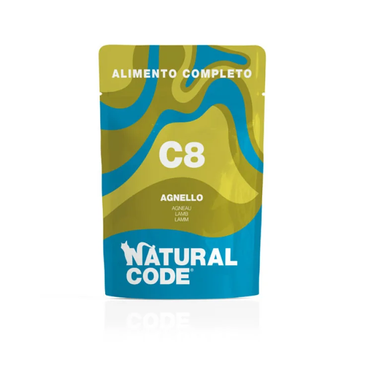 Natural Code Agnello Umido Gatto Busta 70 g