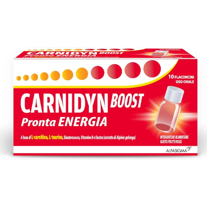 Carnidyn Boost Integratore per Extra Energia 10 Flaconcini