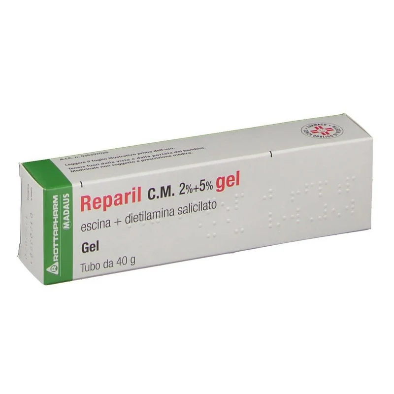 Reparil 2% + 5% gel 40g