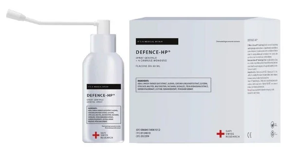 SPRAY PROTETTIVO MUCOSA VAGINALE DEFENCE HP GENITAL 40 ML + 4 CANNULE MONOUSO