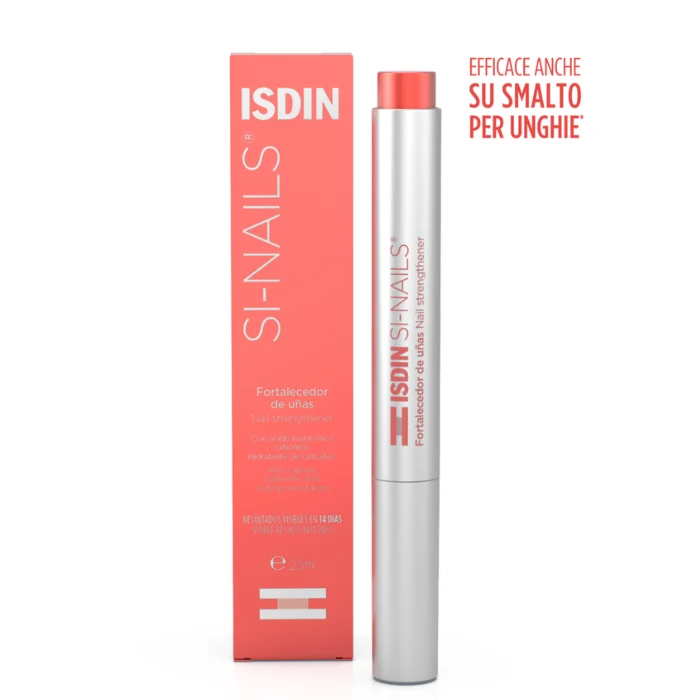 Isdin Si-Nails Rinforzante Unghie, Idratazione Intensa e Favorisce la Crescita, Stick con Pennellino da 2,5ml