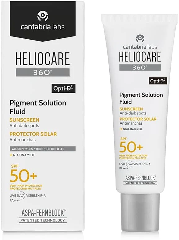 Heliocare 360° Pigment Solution Fluid SPF 50+ – Protezione Solare Viso Anti-Macchie 50ml