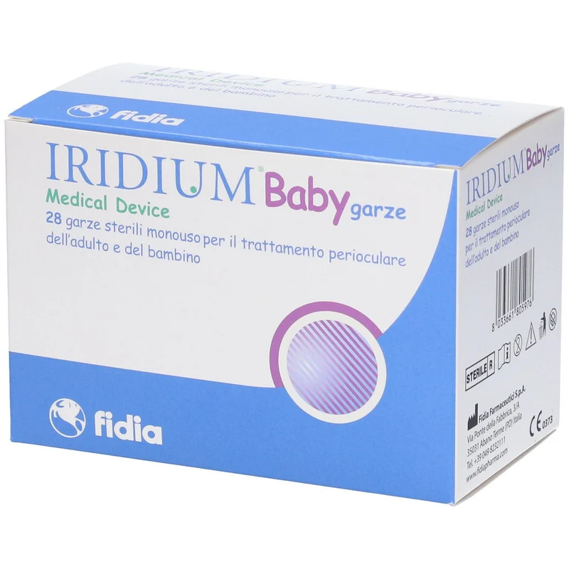 Iridium Baby garze oculari 28 pezzi