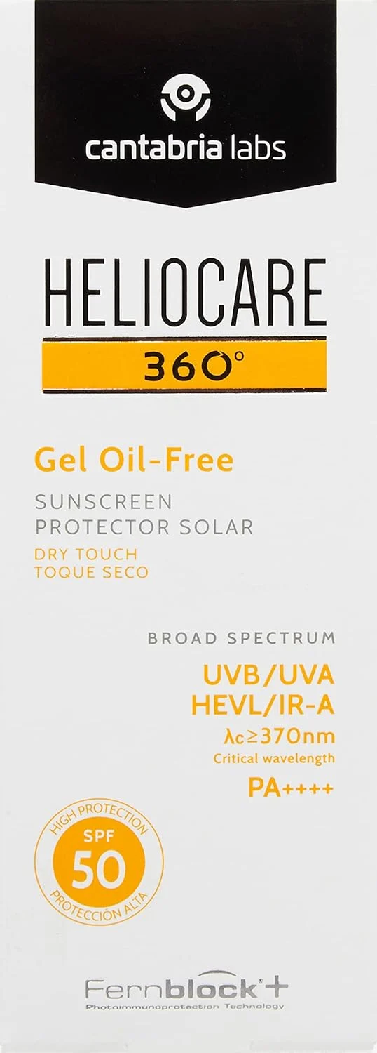 HELIOCARE 360° Gel Oil Free Spf50 - Solare Viso Per Pelle Mista A Tendenza Acneica - Flacone 50ml