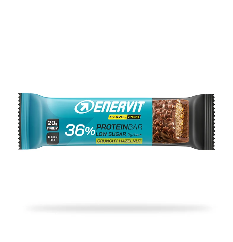 Enervit Pure Pro Barretta Proteica Low Sugar Crunchy Hazelnut 55g