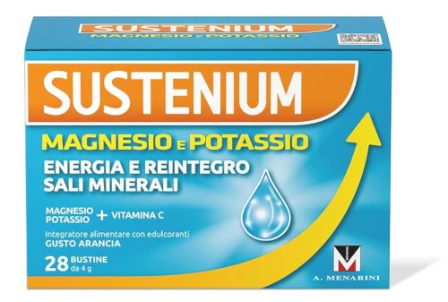 Sustenium Magnesio Potassio gusto arancia 28 Buste Promo