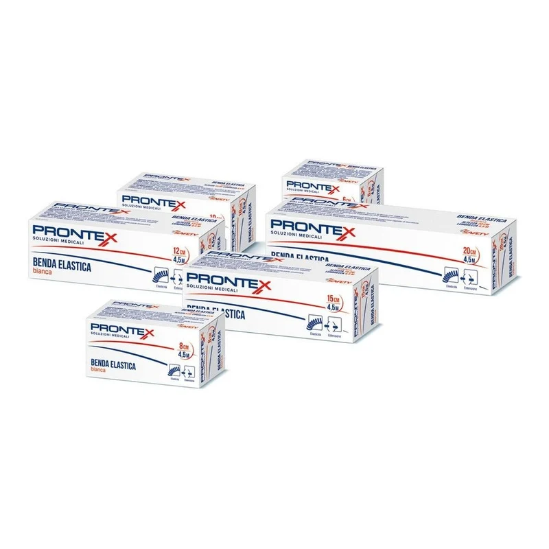 Benda ProntEx elastica bianca 450x10cm