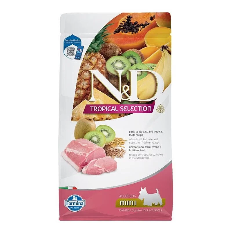 Farmina N&D Dog Mini Tropical Selection Pork Per Cani Adulti 1.5kg