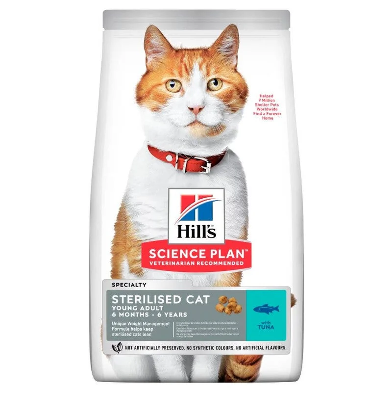 Hill's Science Plan Young Adult Sterilised Cat Alimento per Gatti con Tonno 300g