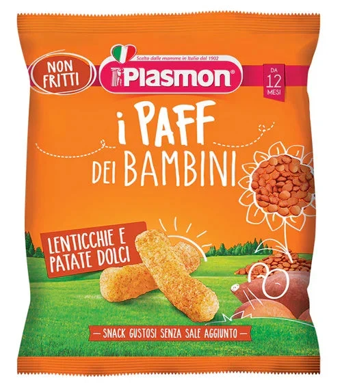 PLASMON DRY SNACK PAFF LENTICCHIE-PATATA DOLCE 15 G