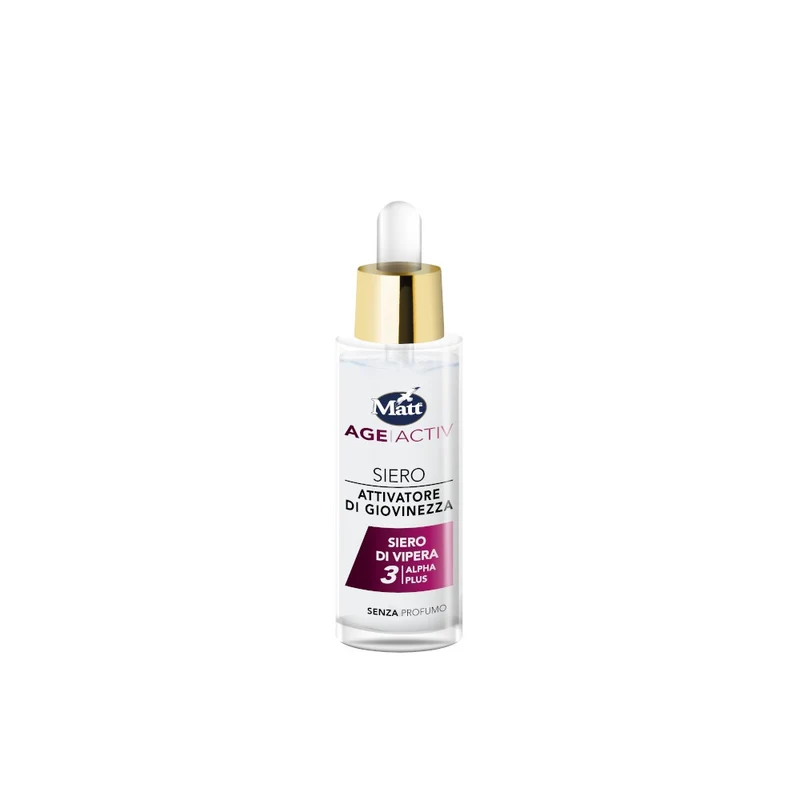 Matt Age Active Siero Viso Attivatore Di Giovinezza Siero Di Vipera 30ml