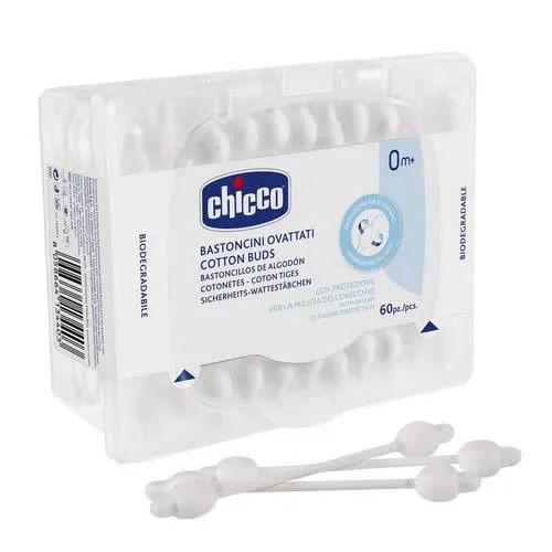 CHICCO BASTONCINI COTONATI 60 PEZZI