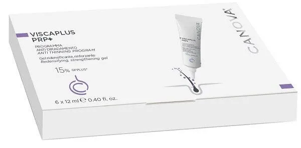 Canova Viscaplus PRP+ Anti Diradamento Capelli 6x12ml