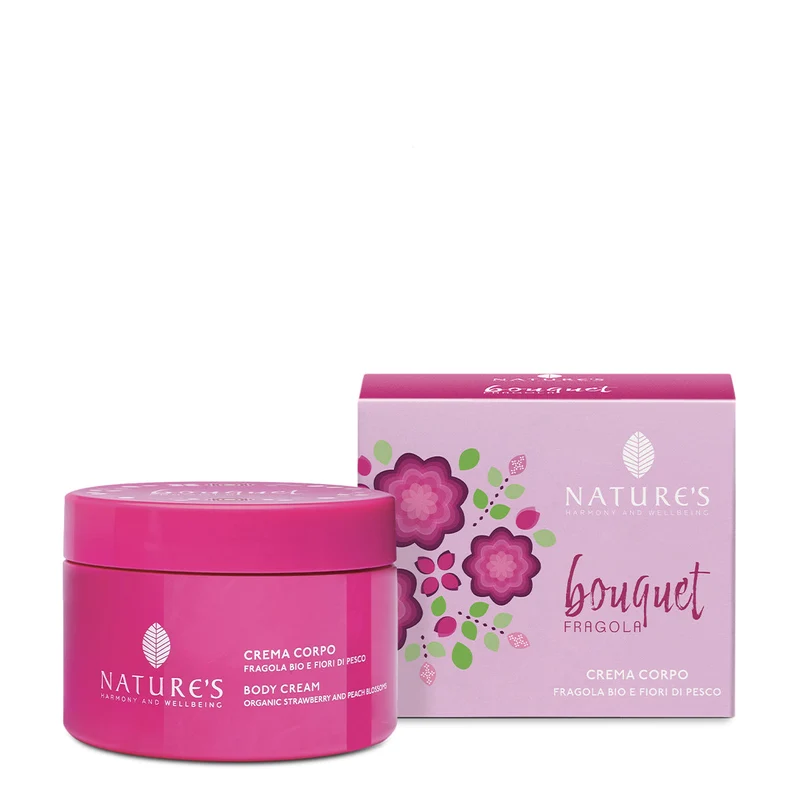 Nature's Bouquet Fragola Crema Corpo 200ml