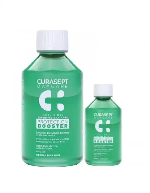 Curasept Daycare Collutorio Protection Booster Herbal Invasion 500ml + 100ml