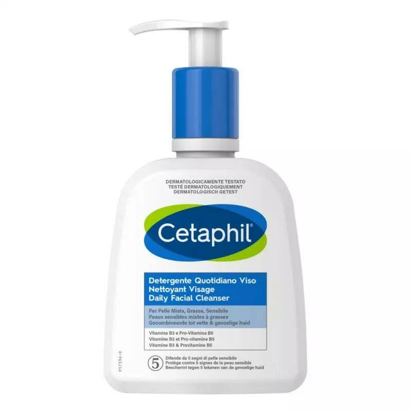 Cetaphil Detergente Quotidiano Viso Pelle Mista Grassa 470ml