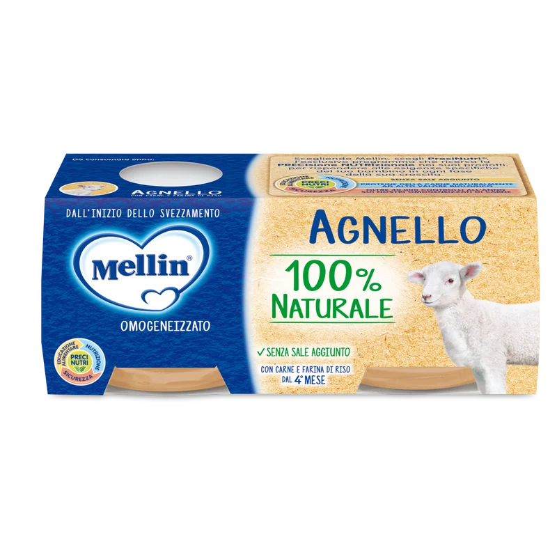 Mellin Omogeneizzato Agnello 2X120g