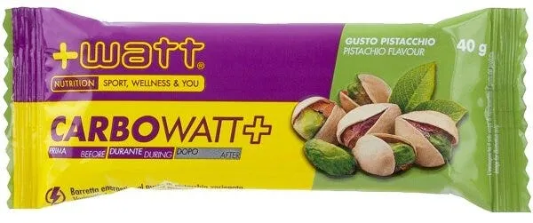 +Watt Carbowatt+ Barretta Energetica Gusto Pistacchio 40g