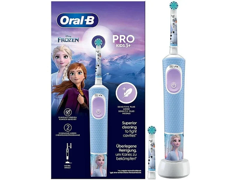 Oral-B Pro Kids Frozen Spazzolino Elettrico + 1 Testina Di Ricambio