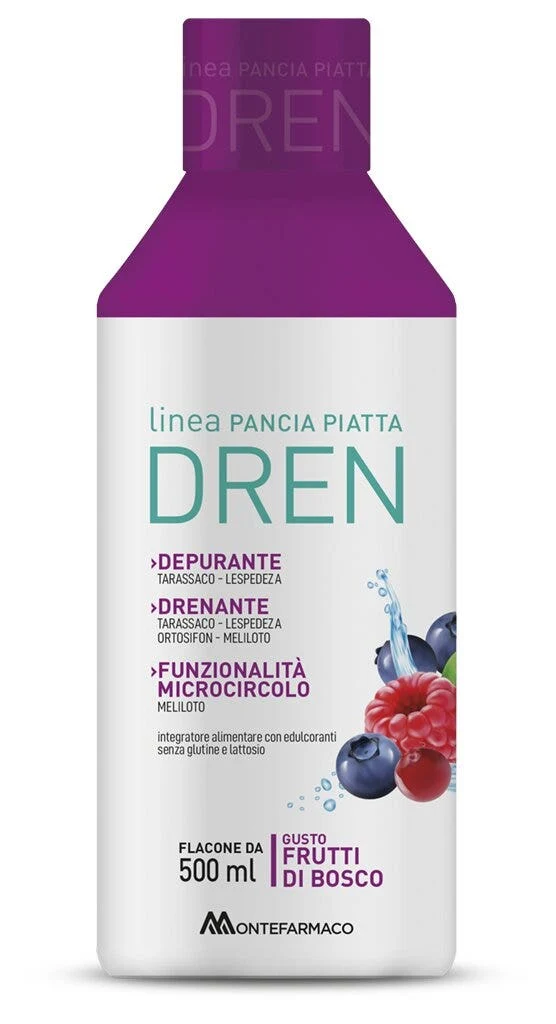 Pancia Piatta DREN Gusto Frutti di Bosco 500ml