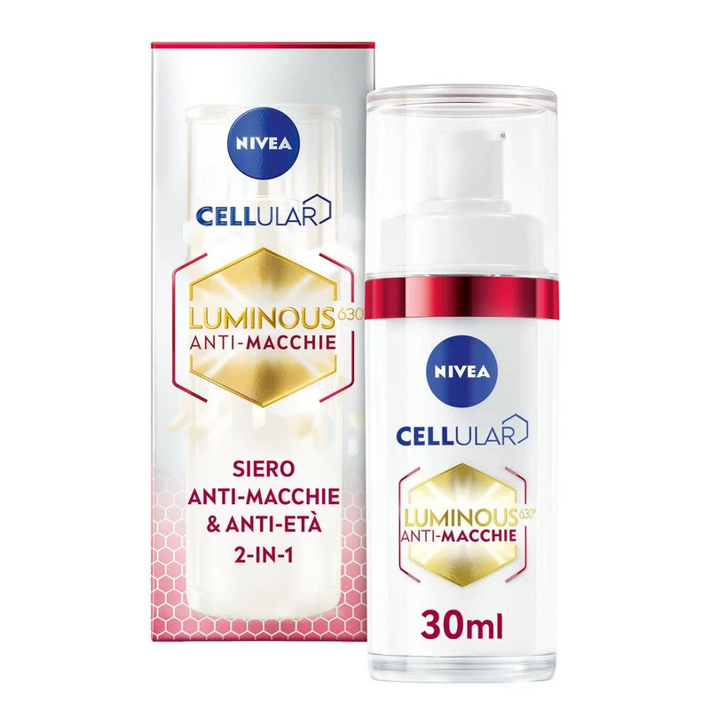 Nivea Luminous630 Siero Anti-età Viso Antirughe Macchie E Segni del Tempo 30ml