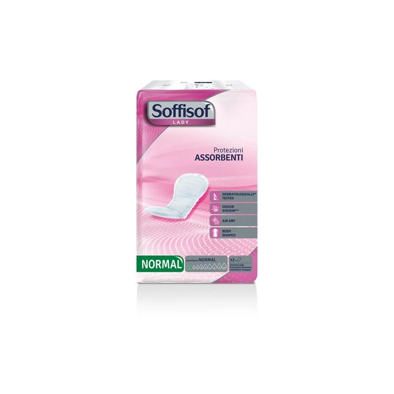 Soffisof Air Dry Normal Protezioni Femminili Per Piccole Perdite 12 Pezzi