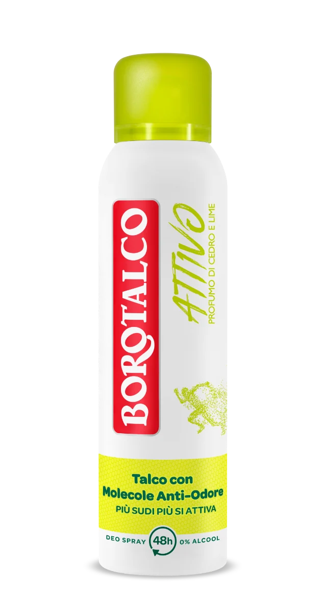 Borotalco Deodorante Spray Attivo Giallo 150ml
