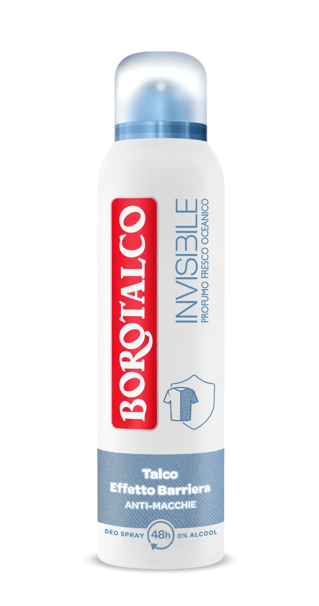 Borotalco Deodorante Spray Invisibile Azzurro 150ml