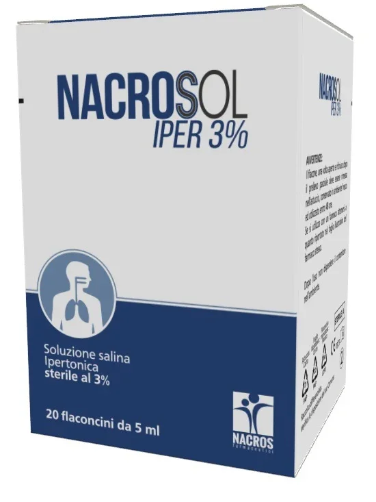 NACROSOL IPER 3% 20 FLACONCINI DA 5 ML