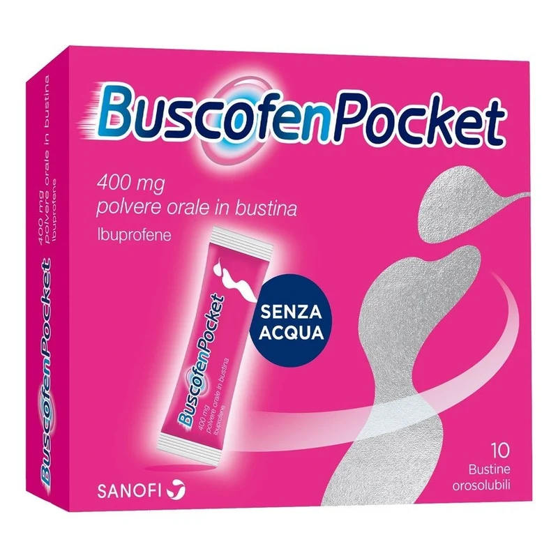 BuscofenPocket 400mg 10 bustine polvere orale